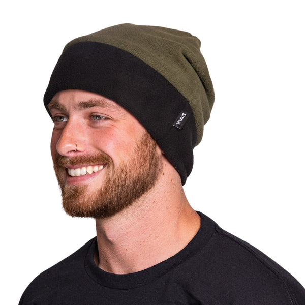 BAKER FLEECE BEANIE - OLIVE