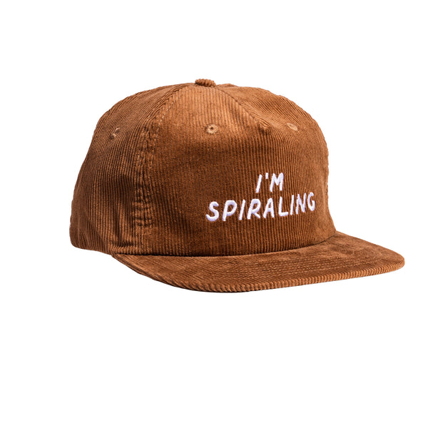 SPIRALING CAP - BROWN
