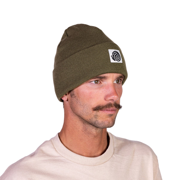 BRAIN BEANIE - OLIVE