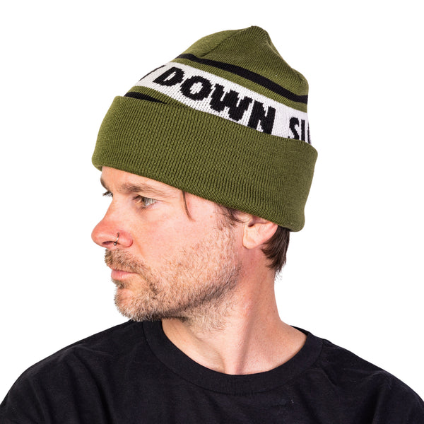 SLOW DOWN BEANIE - OLIVE