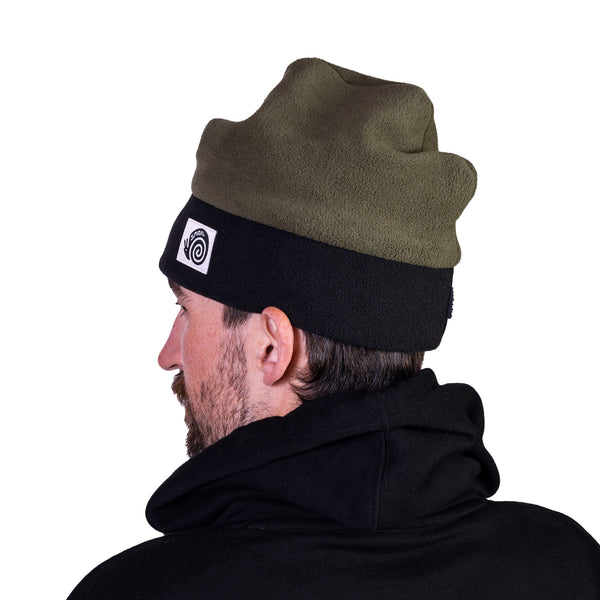 BAKER FLEECE BEANIE - OLIVE