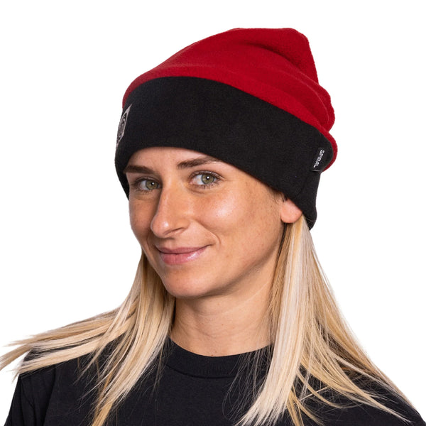 BAKER FLEECE BEANIE - RED