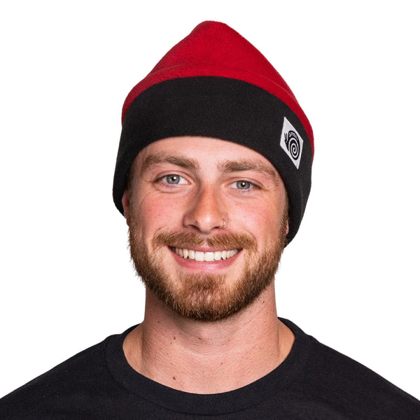 BAKER FLEECE BEANIE - RED