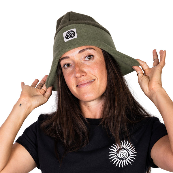 VALHALLA FLEECE BEANIE - OLIVE