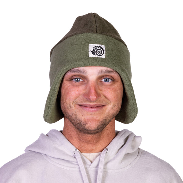VALHALLA FLEECE BEANIE - OLIVE