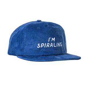 SPIRALING CORD CAP INDIGO