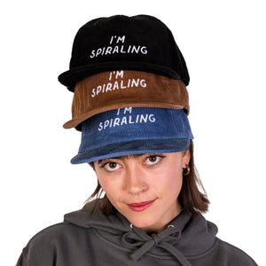SPIRALING CORD CAP INDIGO