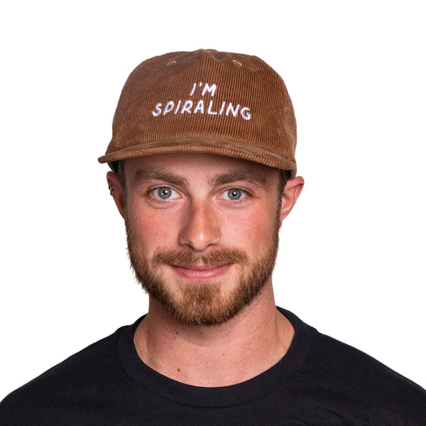 SPIRALING CAP - BROWN