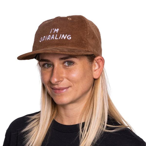 SPIRALING CAP - BROWN