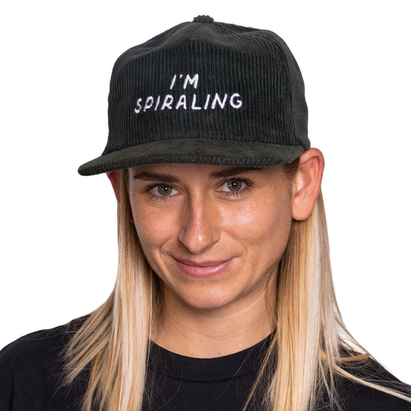 SPIRALING CAP - FOREST GREEN