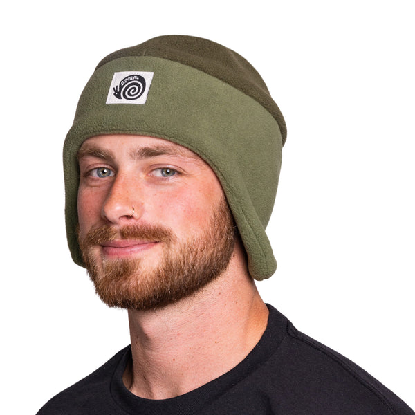 VALHALLA FLEECE BEANIE - OLIVE